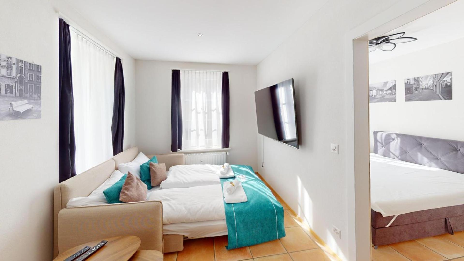 2 Zimmerwohnung - Zentral - 65“ Tv - Arbeitsplatz Cuera Exterior foto
